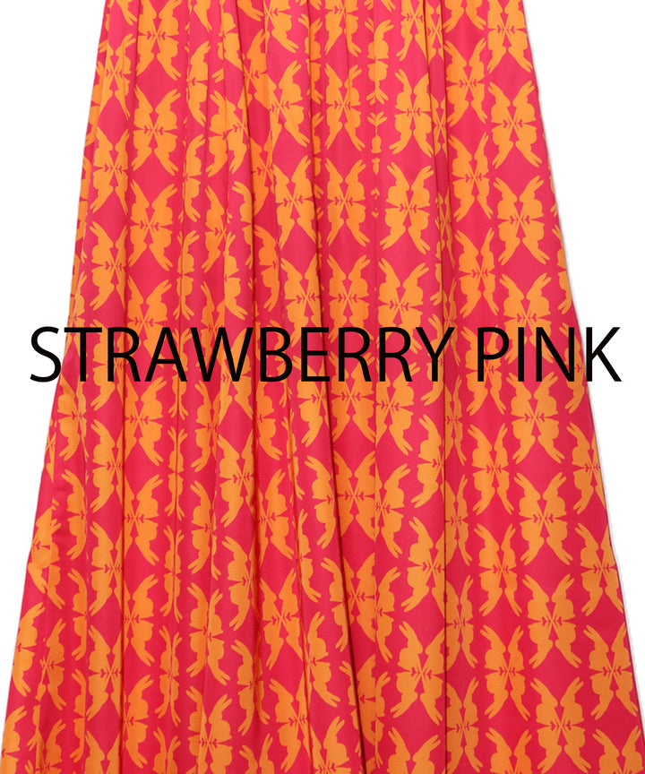 lucky charm ribbon set print dress(静電気防止機能付き)