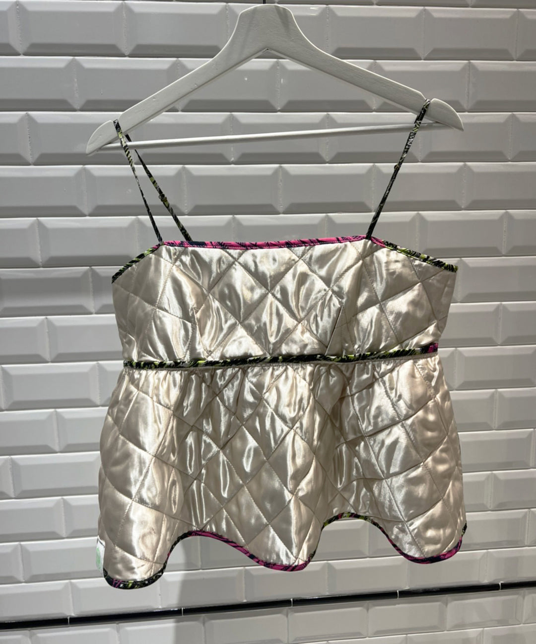 Africa Reversible Quilt Bustier