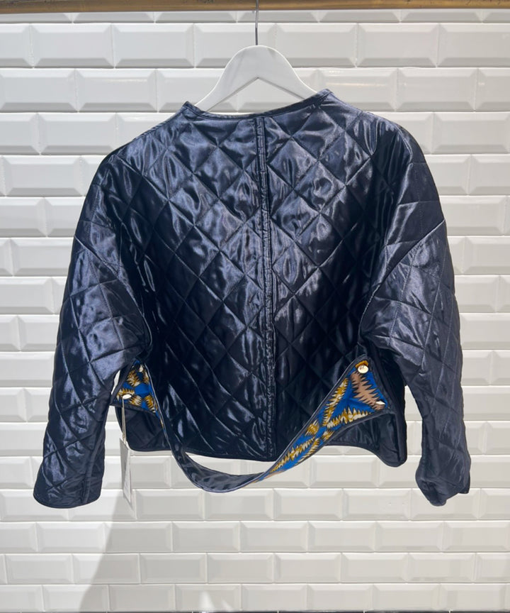 Africa Piping reversible quilt jacket【B】