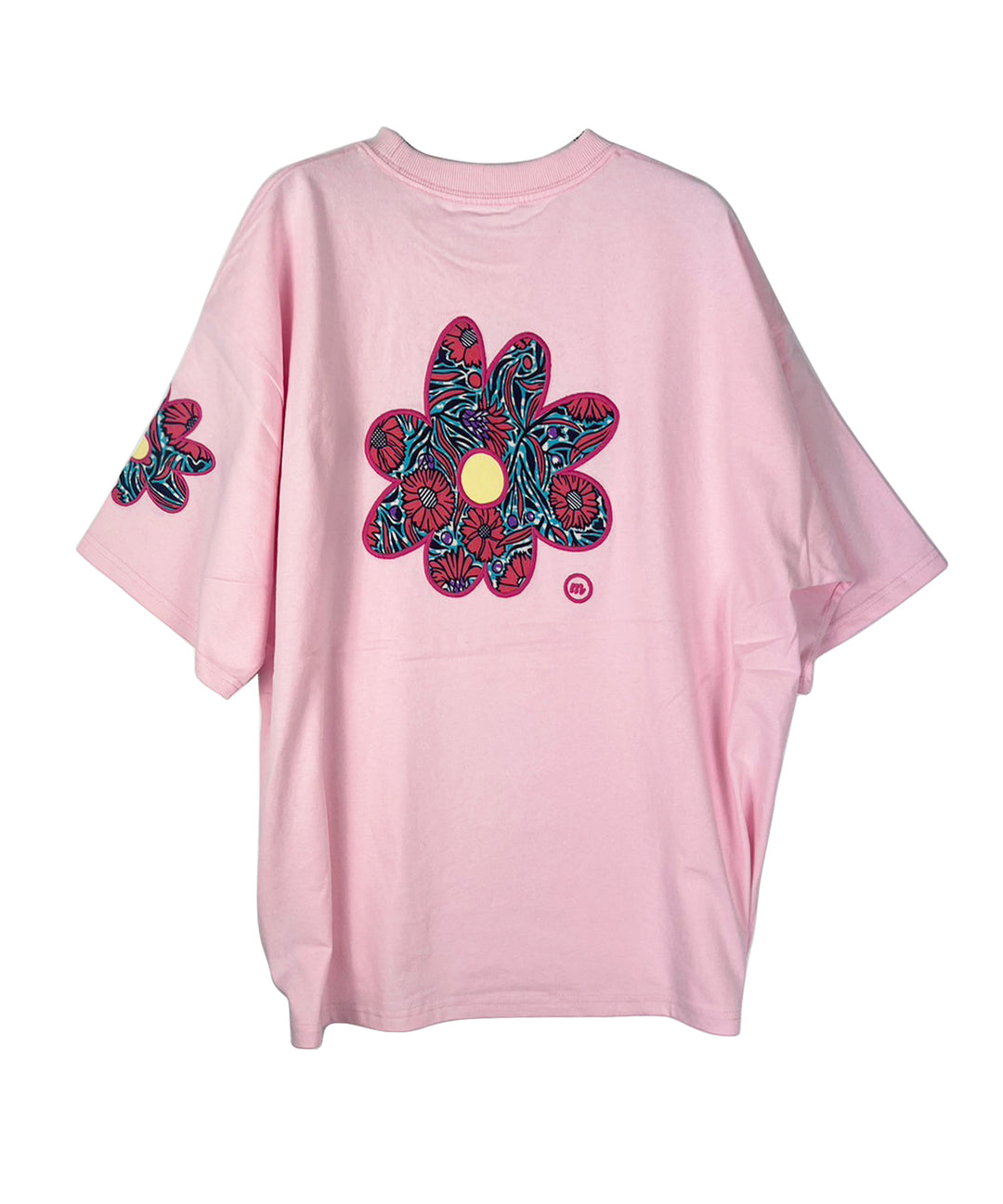 flower patch embroidery T-shirt