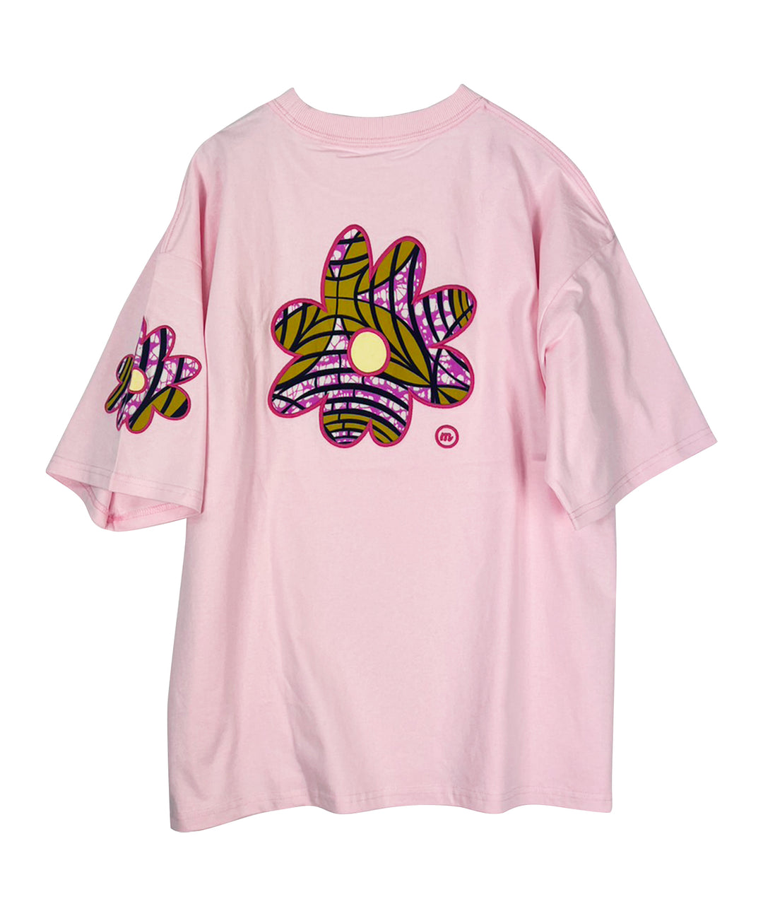 flower patch embroidery T-shirt