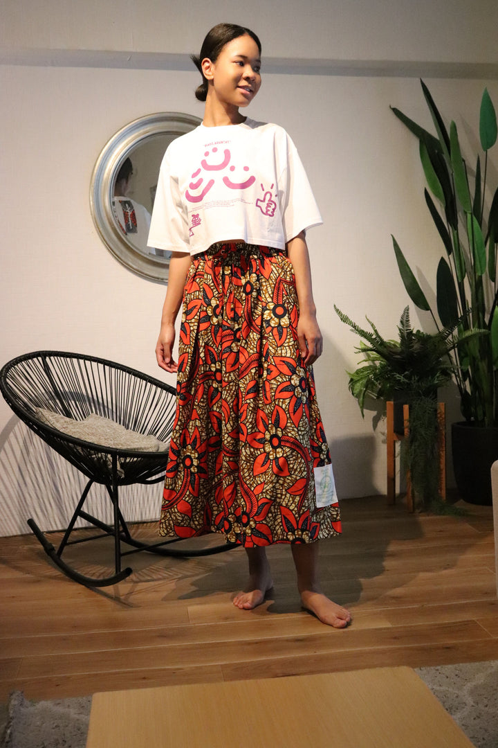 message illustration short T-shirt