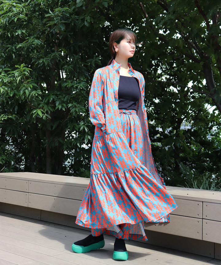 lucky charm print pants(静電気防止機能付き)