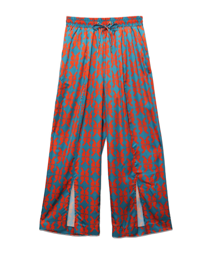 lucky charm print pants(静電気防止機能付き)