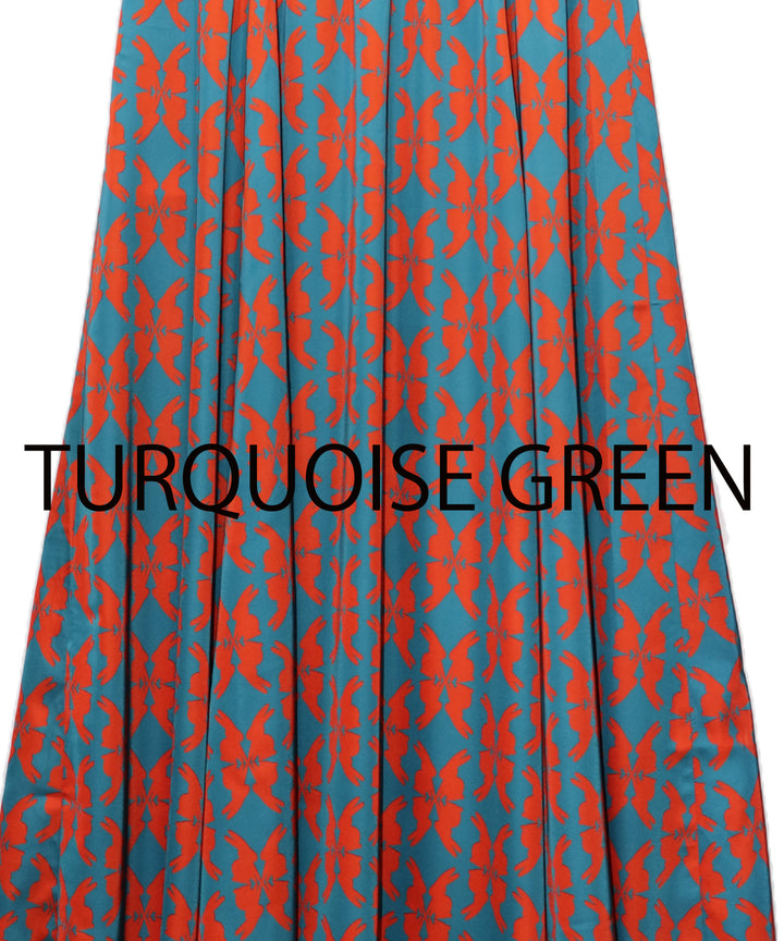 lucky charm print flare skirt(静電気防止機能付き)