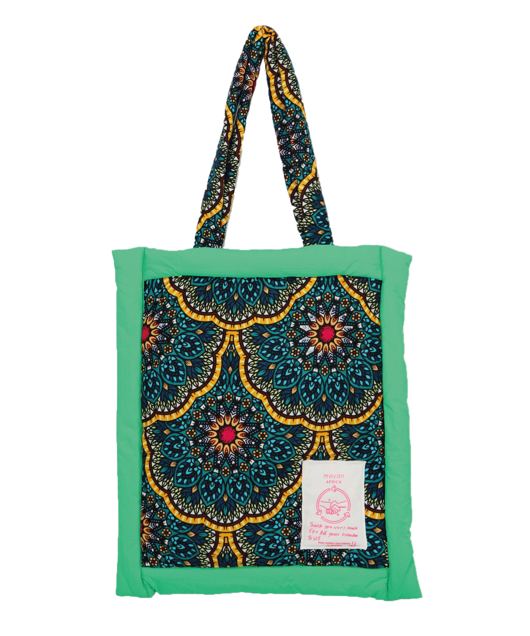 AFRICAN PUFF TOTE BAG