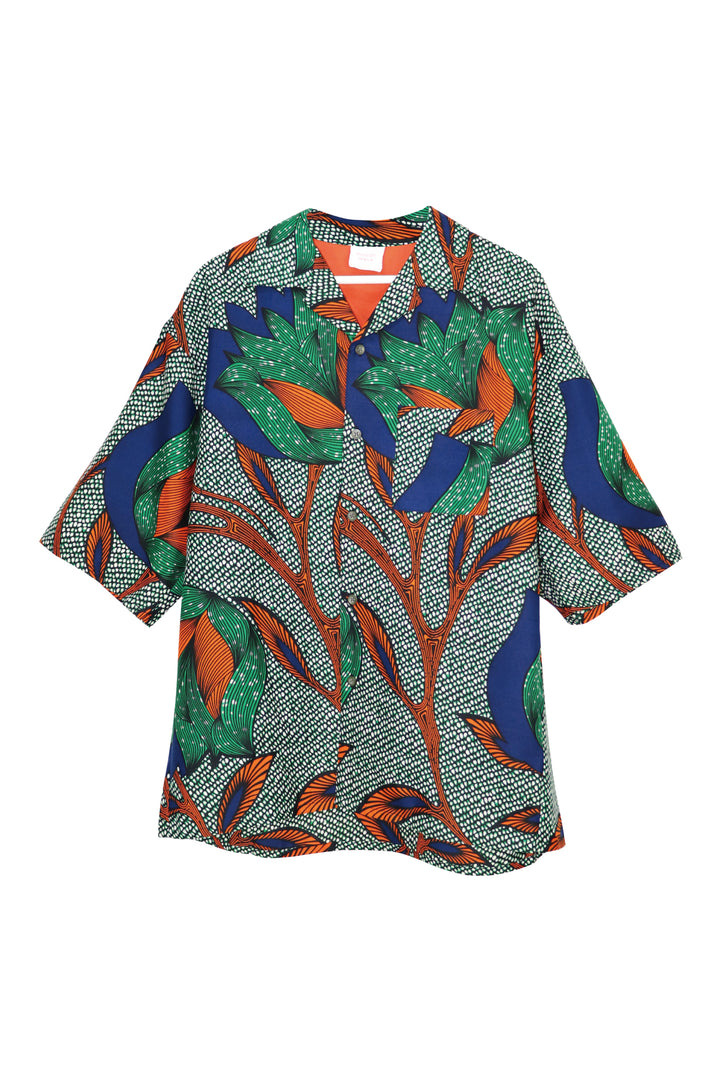 AFRICA OPEN COLLAR SHIRT