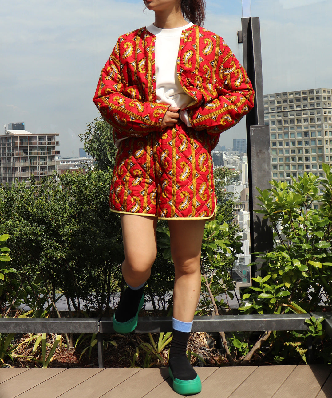 AFRICA REVERSIBLE PADDED SHORT BLOUSON
