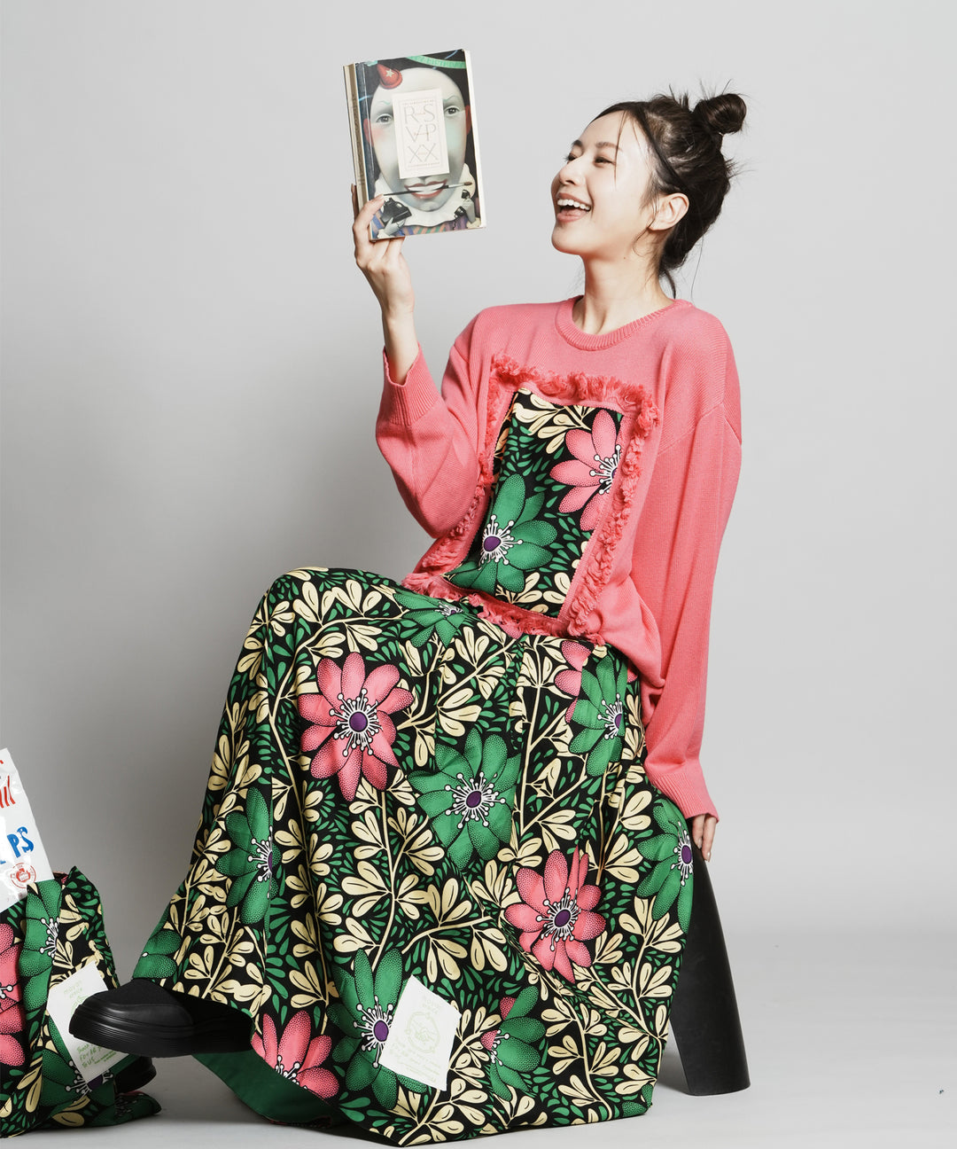 AFRICA FRINGE FRAME KNIT PULLOVER