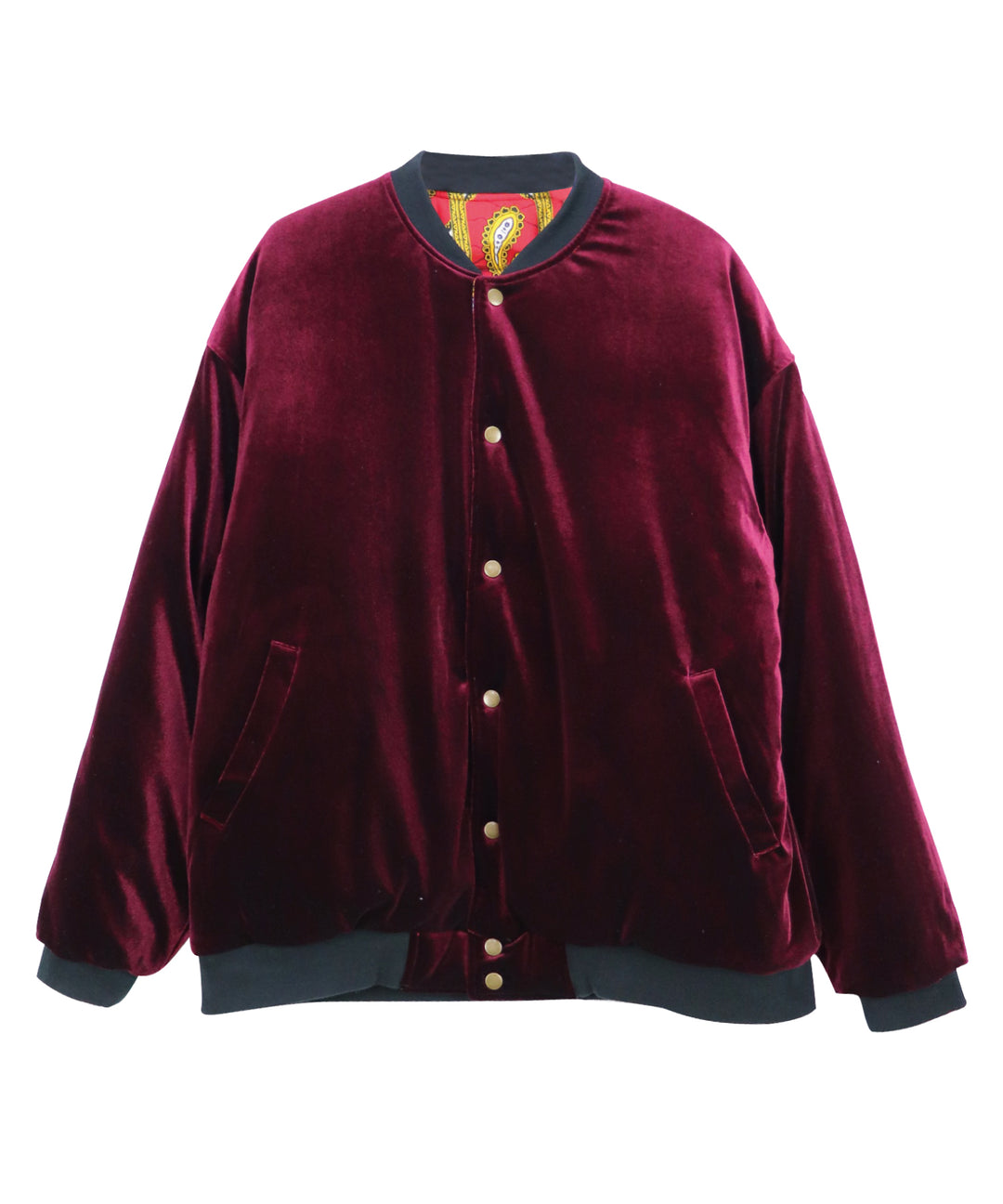 AFRICA REVERSIBLE VELOUR BLOUSON