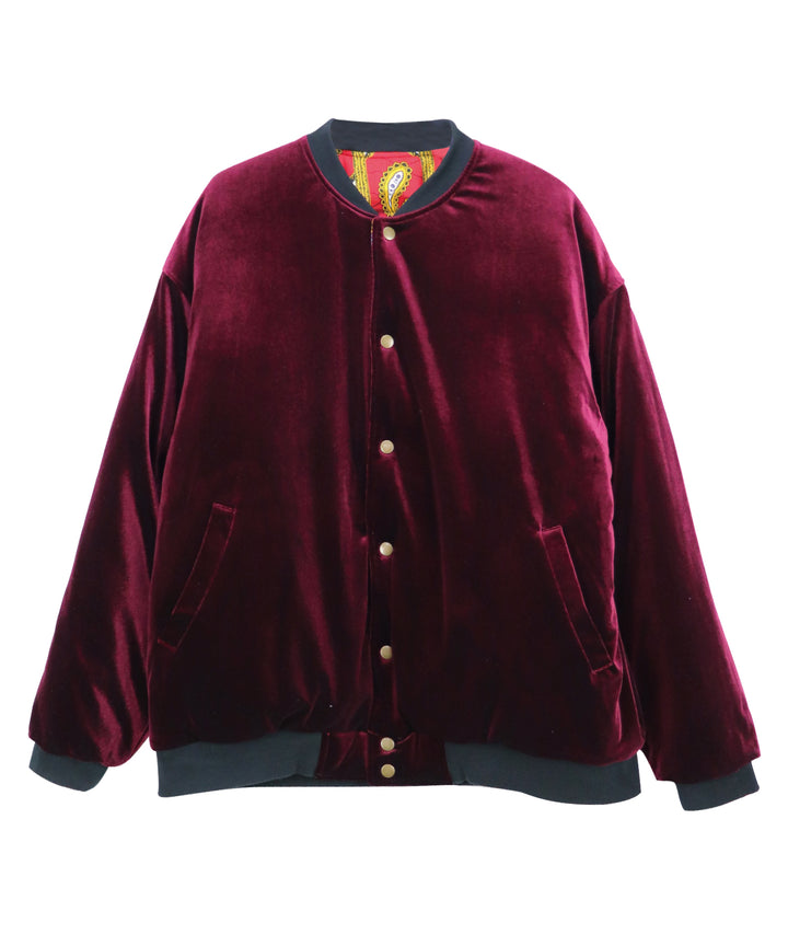 AFRICA REVERSIBLE VELOUR BLOUSON