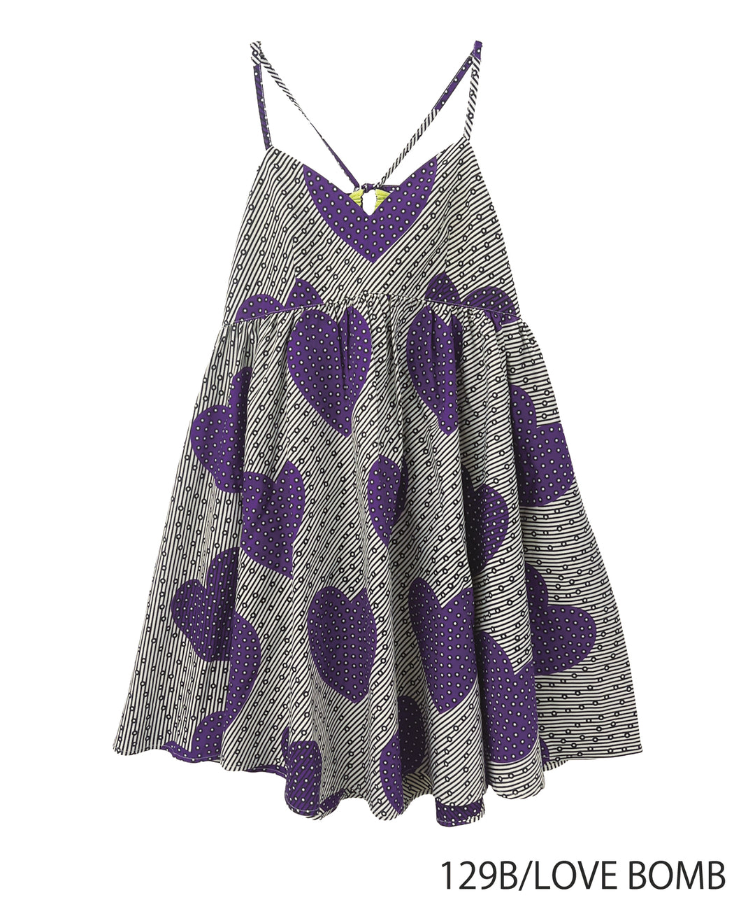 Africa camisole mini dress