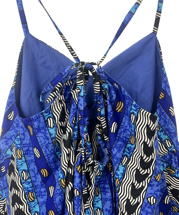 Africa camisole mini dress