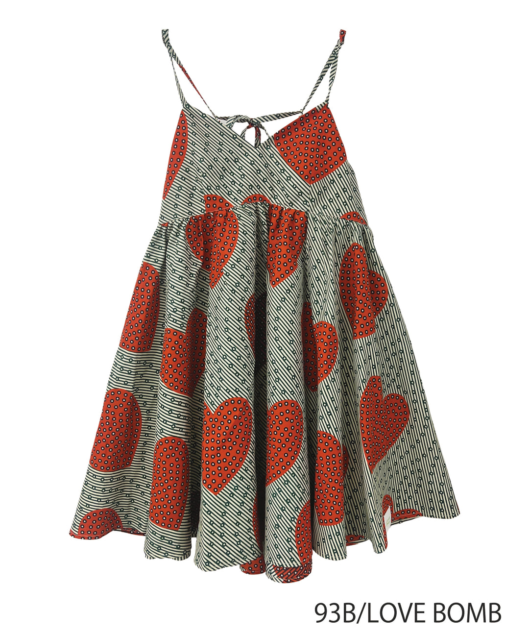 Africa camisole mini dress