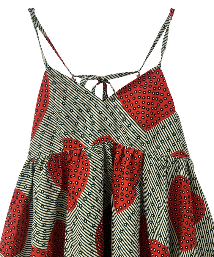 Africa camisole mini dress