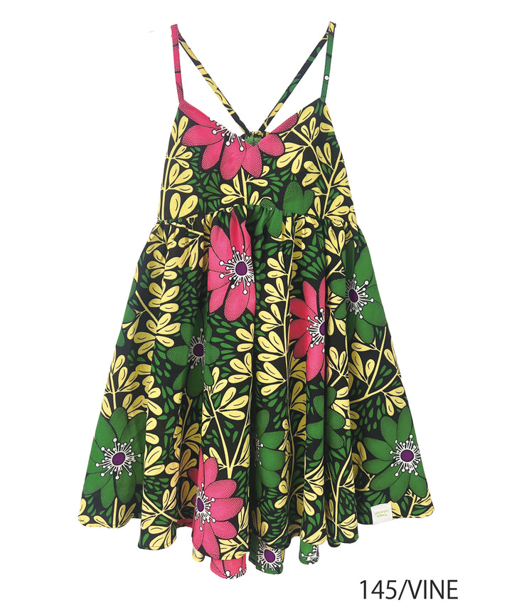 Africa camisole mini dress