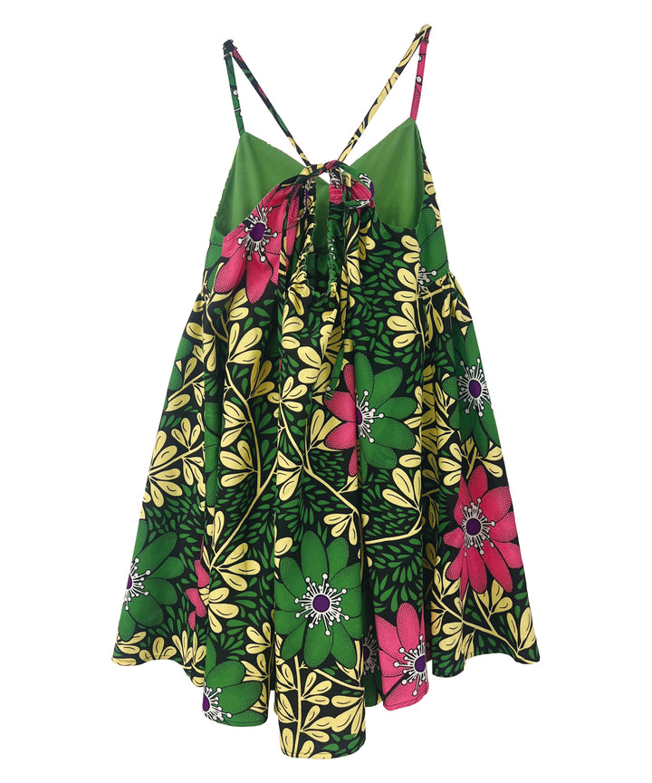 Africa camisole mini dress