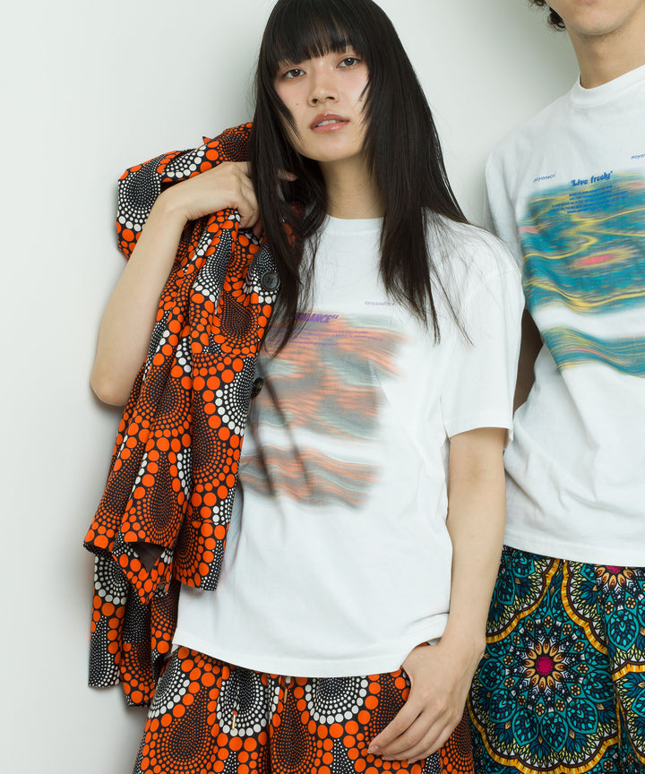 Organic cotton squishy print T-shirts