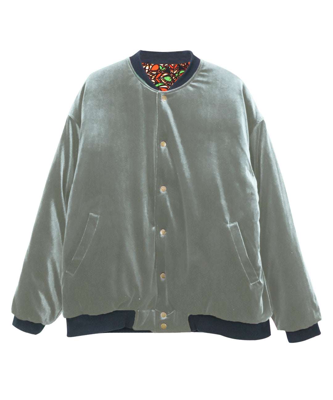 AFRICA REVERSIBLE VELOUR BLOUSON